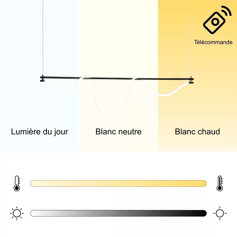 Suspension LED Nista - Éclairage LED Design et Métal